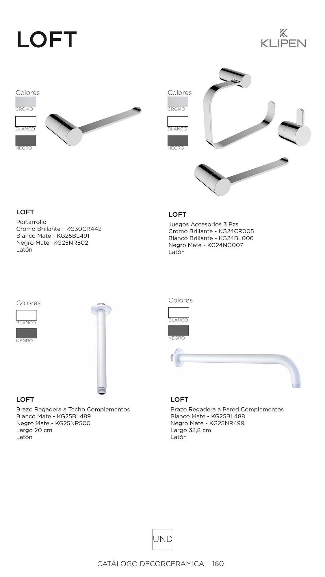 Catalogo de Catálogo Decorceramica 6 de noviembre al 6 de mayo 2025 - Pag 160