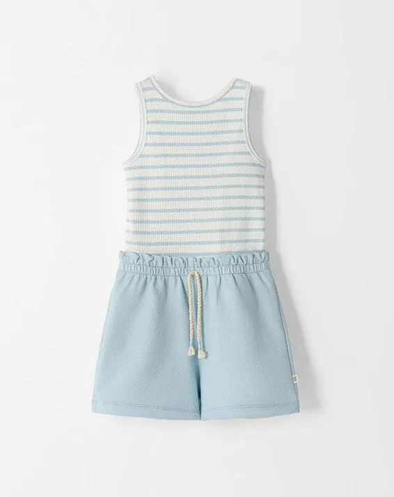 enterizo fanny rayas azules 12-18m