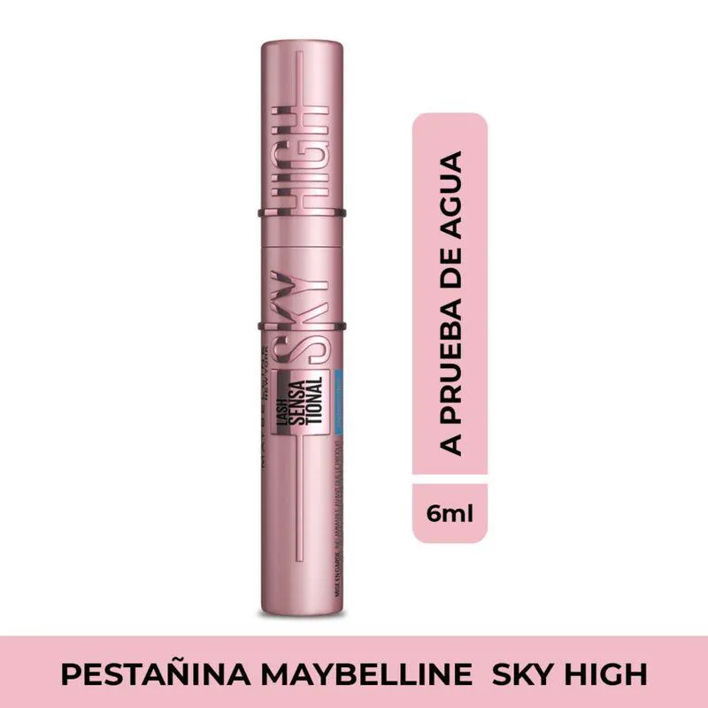 Pestanina Maybelline Sky High Black Waterproof X 6 Ml