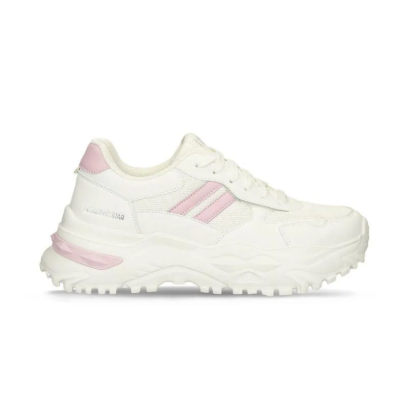 Tenis Casuales Blanco-Lila North Star Ilene Bomb Mujer