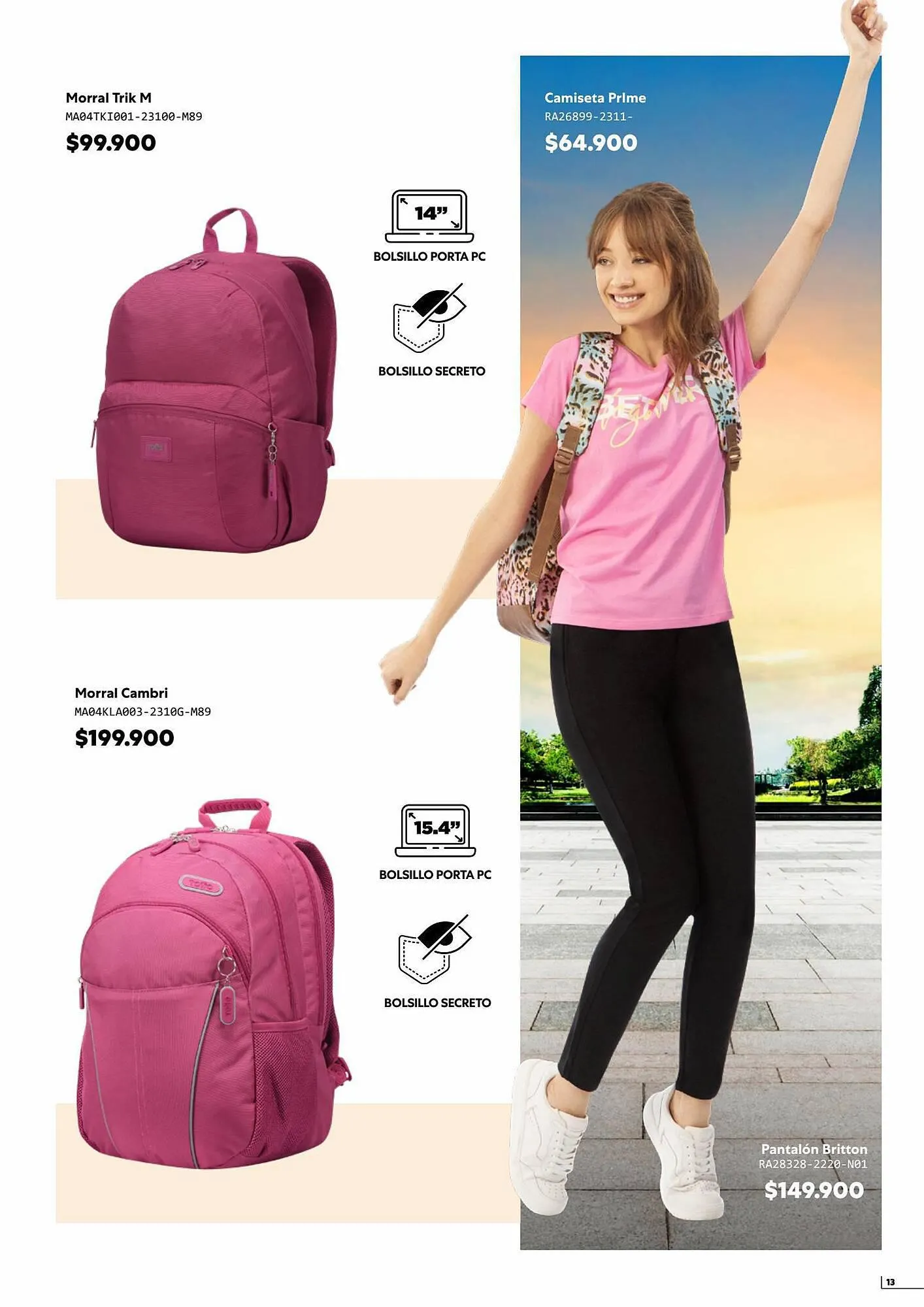 Catalogo de Catálogo Totto 7 de septiembre al 30 de septiembre 2023 - Pag 13