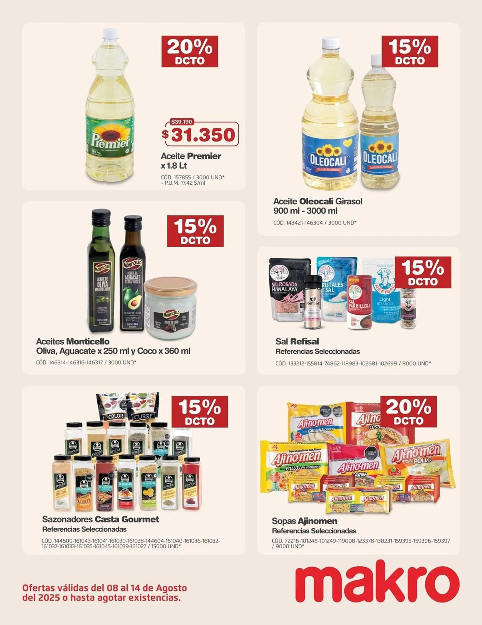Catalogo de Catálogo Makro 8 de agosto al 14 de agosto 2025 - Pag 8