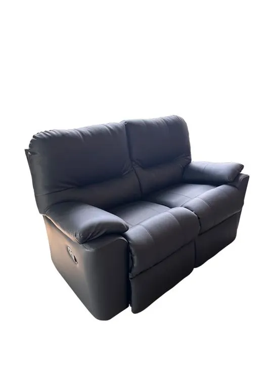 Sofá Reclinable Bahamas De 2 Puestos De Botón