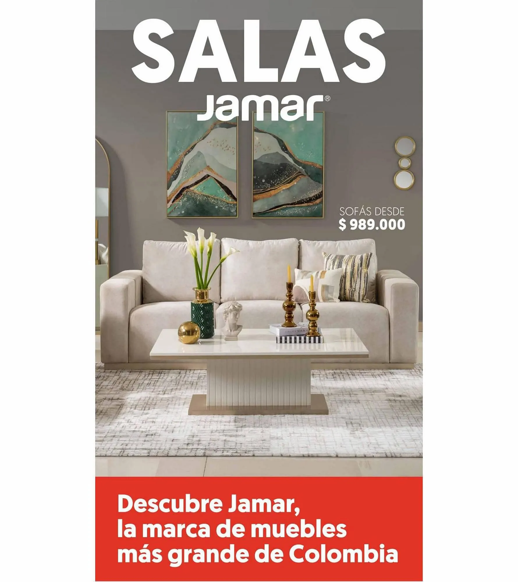 Catalogo de Catálogo Muebles Jamar 13 de septiembre al 31 de diciembre 2023 - Pag 1