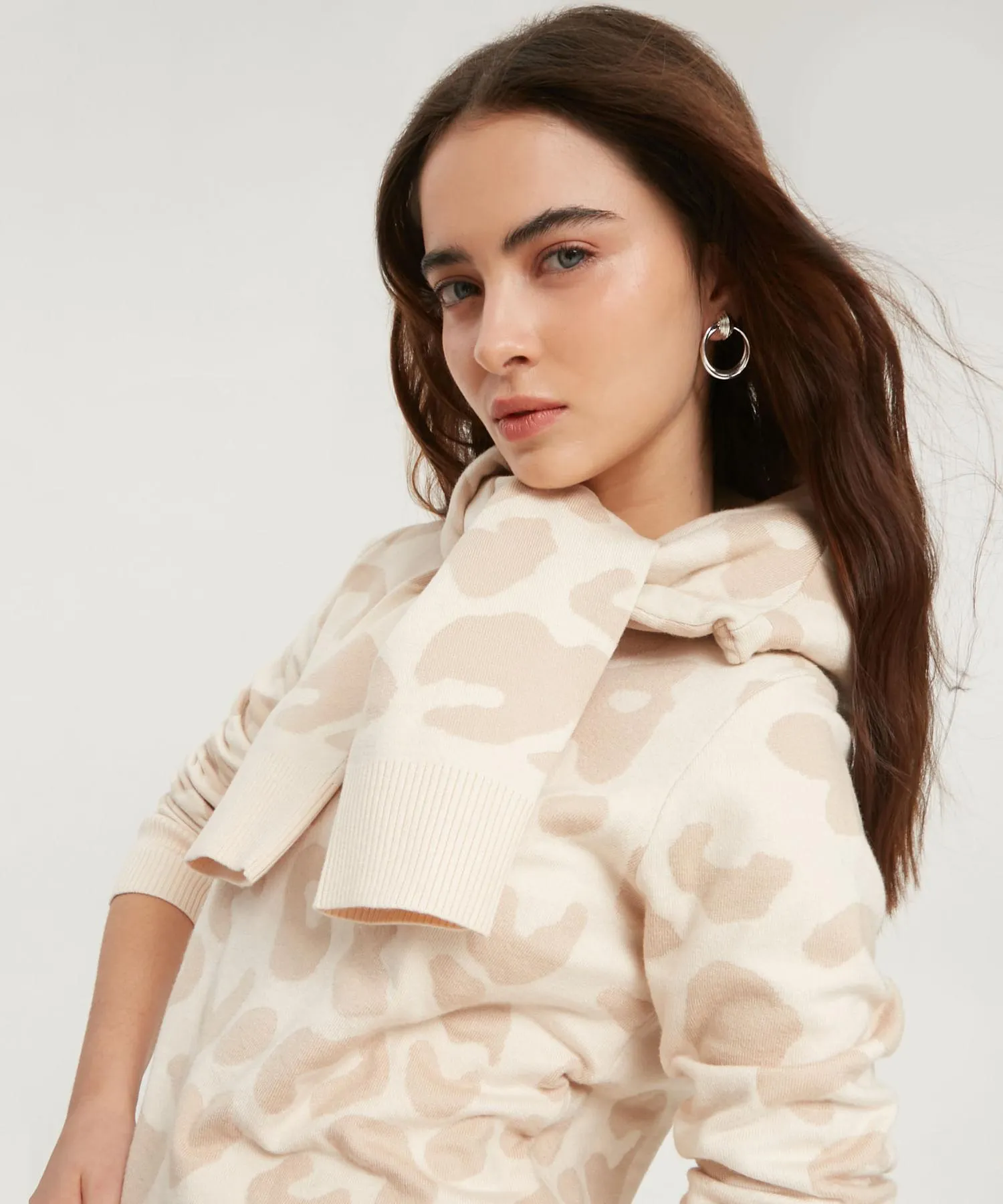 Saco Cuello Redondo Manga Larga