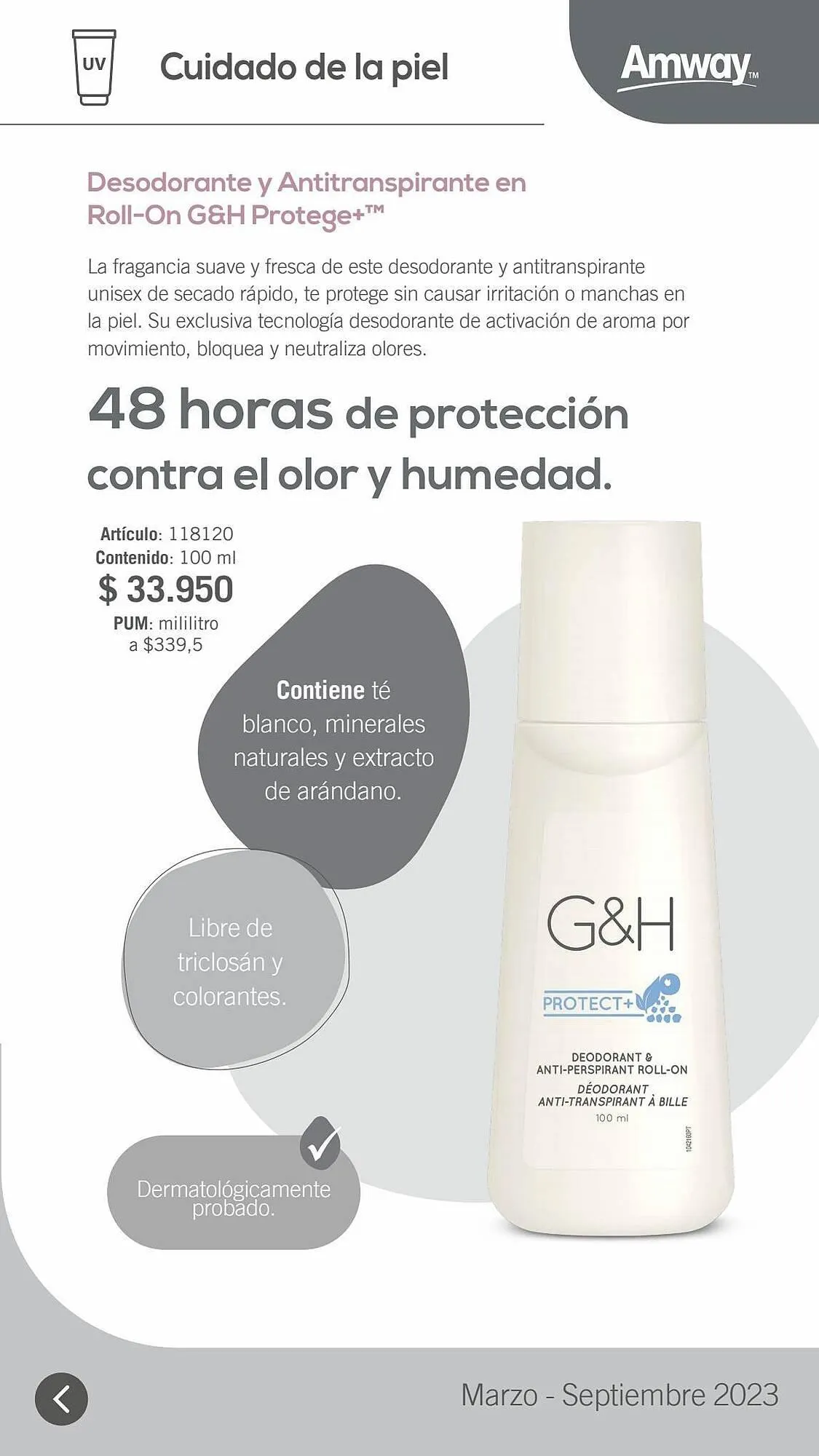 Catalogo de Catálogo Amway 14 de septiembre al 30 de septiembre 2023 - Pag 18