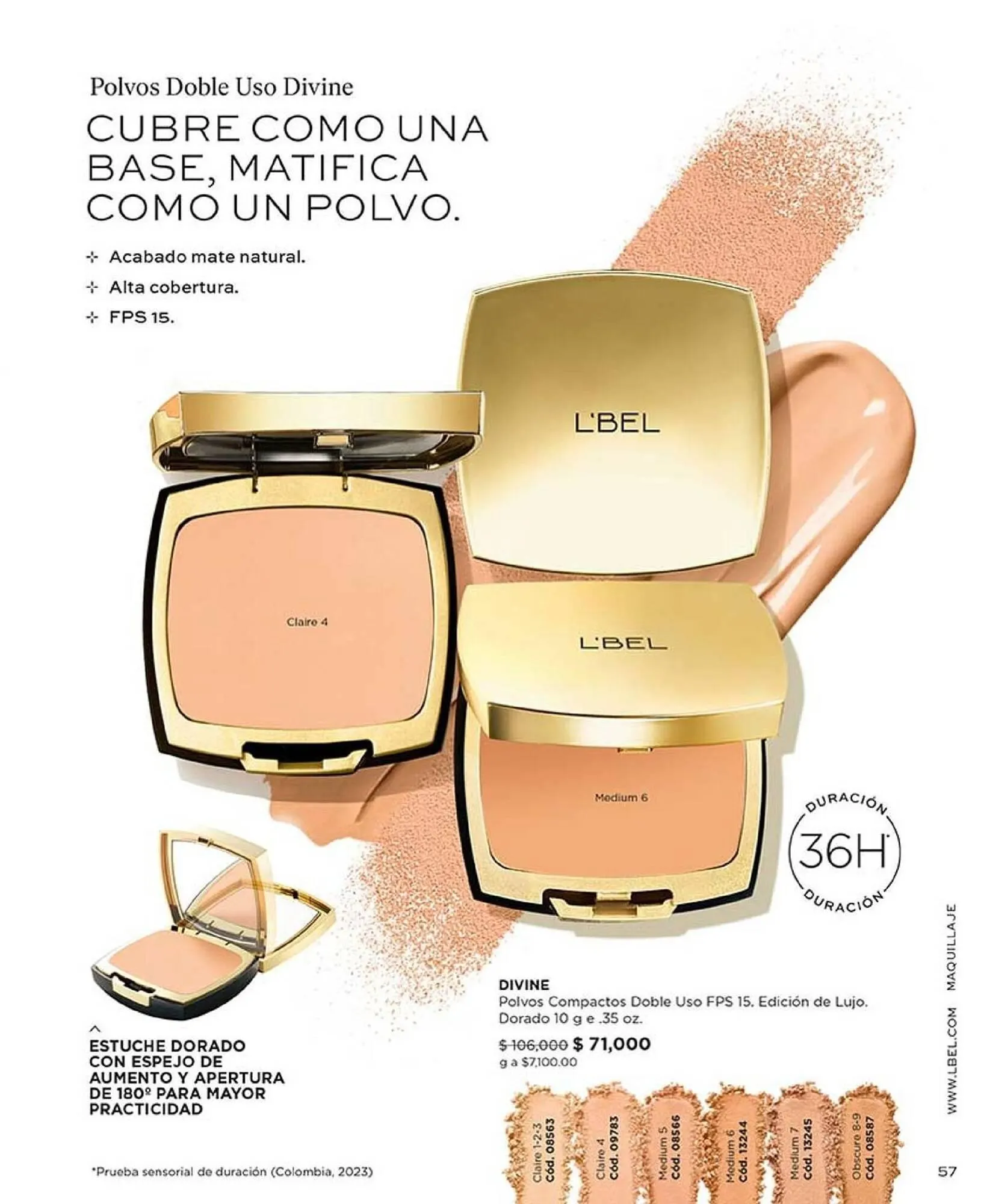 Catalogo de Catálogo L'bel 25 de marzo al 30 de abril 2025 - Pag 57