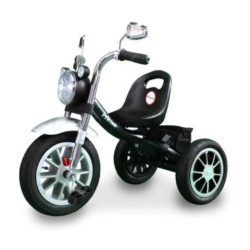 Triciclo Niño Magnum Luces+Sonido+Ruedas Todoterreno Prinsel Negro