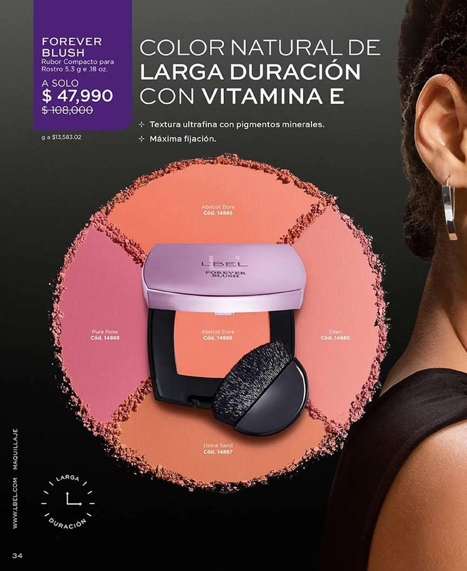 Catalogo de Catálogo L'bel 13 de octubre al 13 de noviembre 2025 - Pag 34