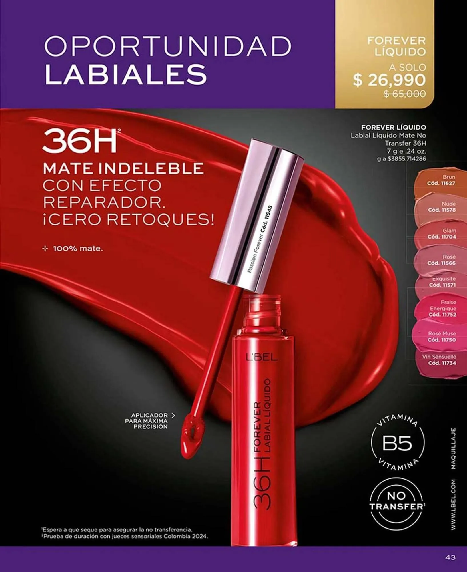 Catalogo de Catálogo L'bel 14 de mayo al 21 de junio 2026 - Pag 47