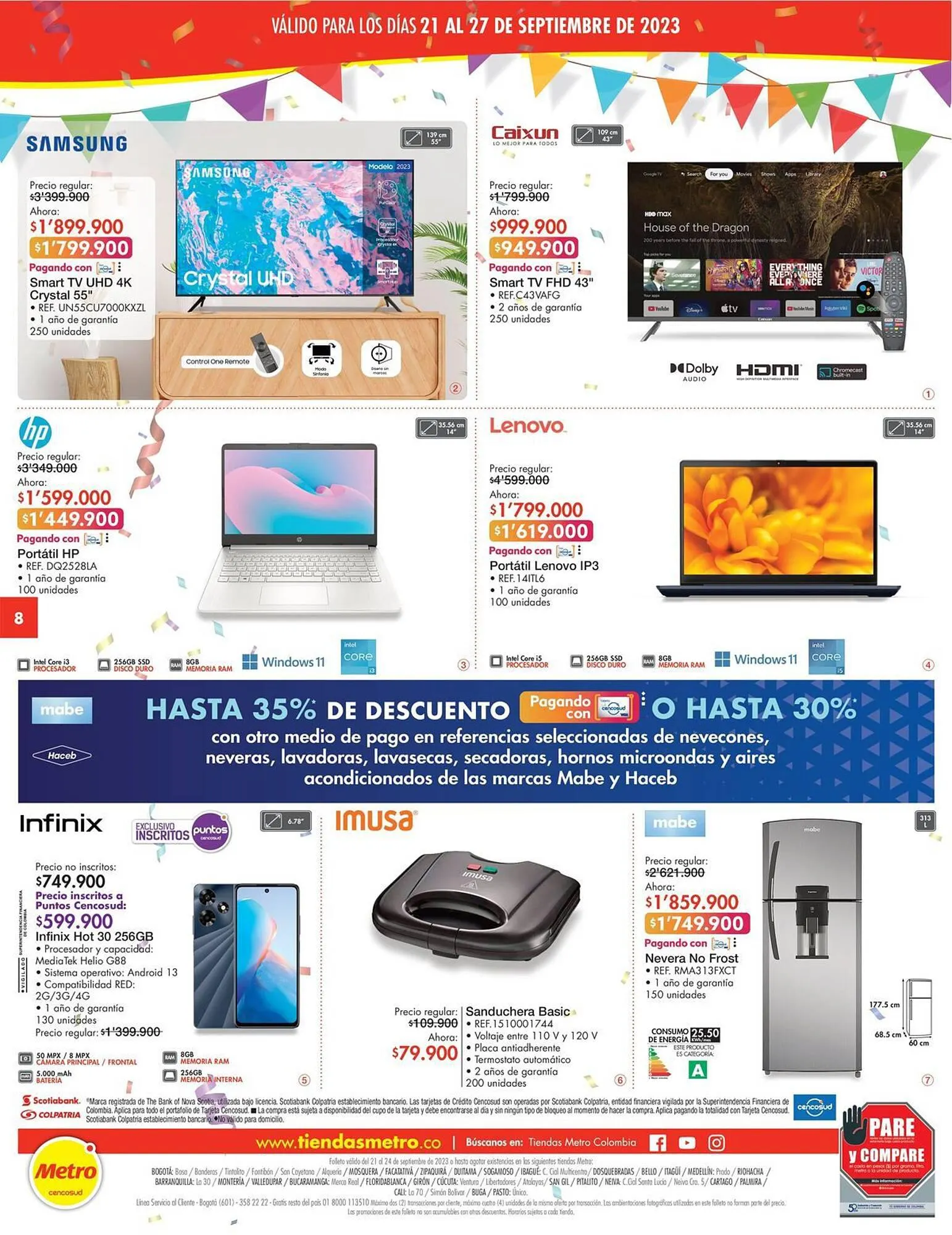 Catalogo de Catálogo Metro 21 de septiembre al 24 de septiembre 2023 - Pag 8