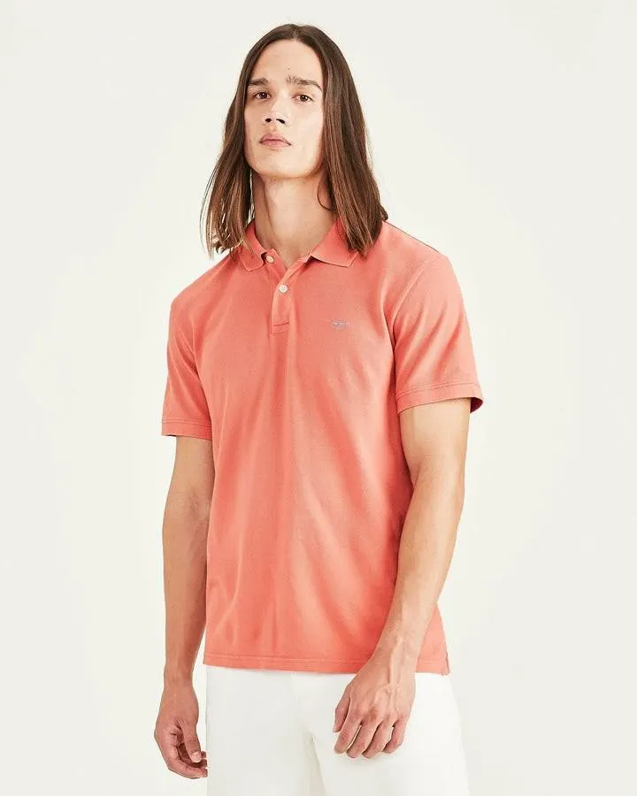 Camisa Polo Dockers Icon Polo Shirts,Slim Fit Hombre Rojas | YREQL0386