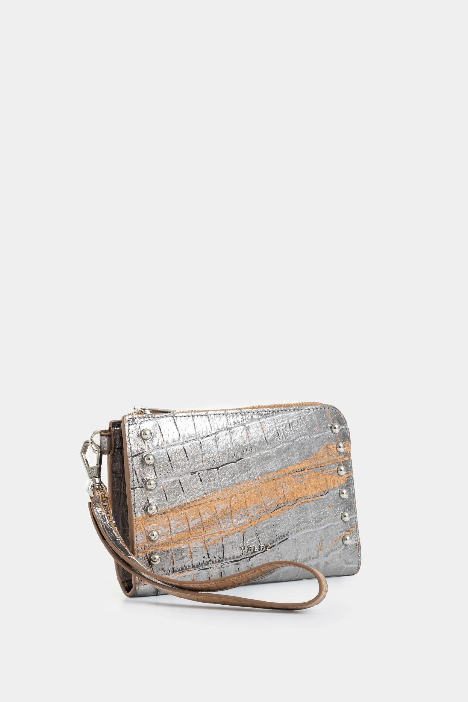 Billetera Holy de cuero folia para mujer taches