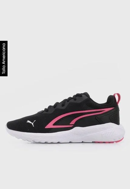Tenis Running Negro-Blanco-Fucsia Puma All-Day Active