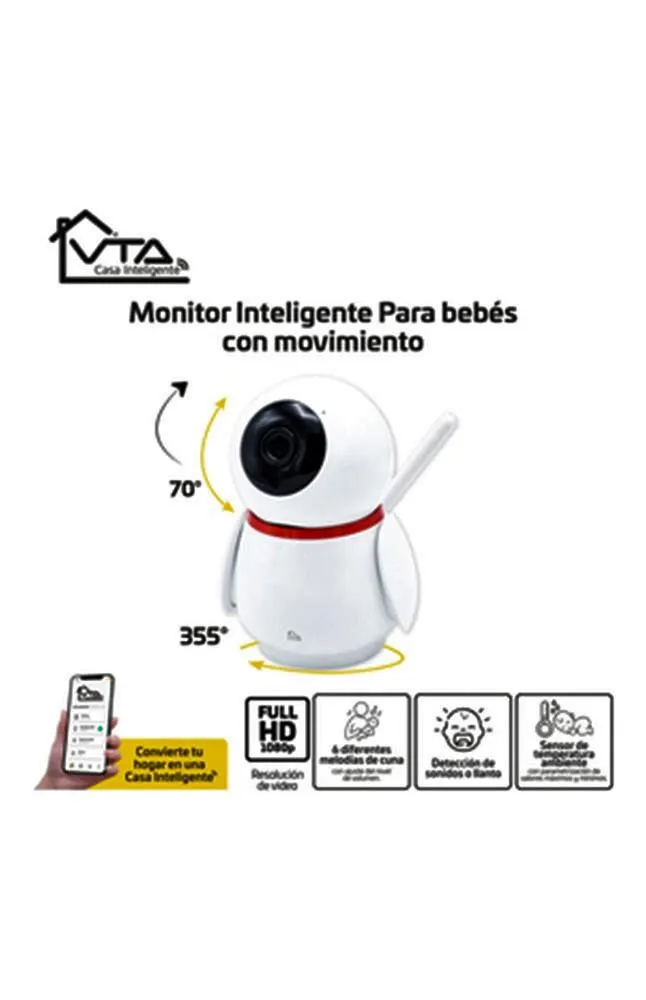 Monitor de Bebés WIFI Mozart VTA