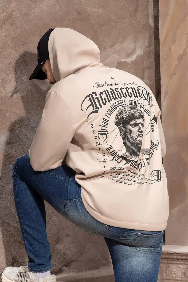 BUZO MANGA LARGA Marfil