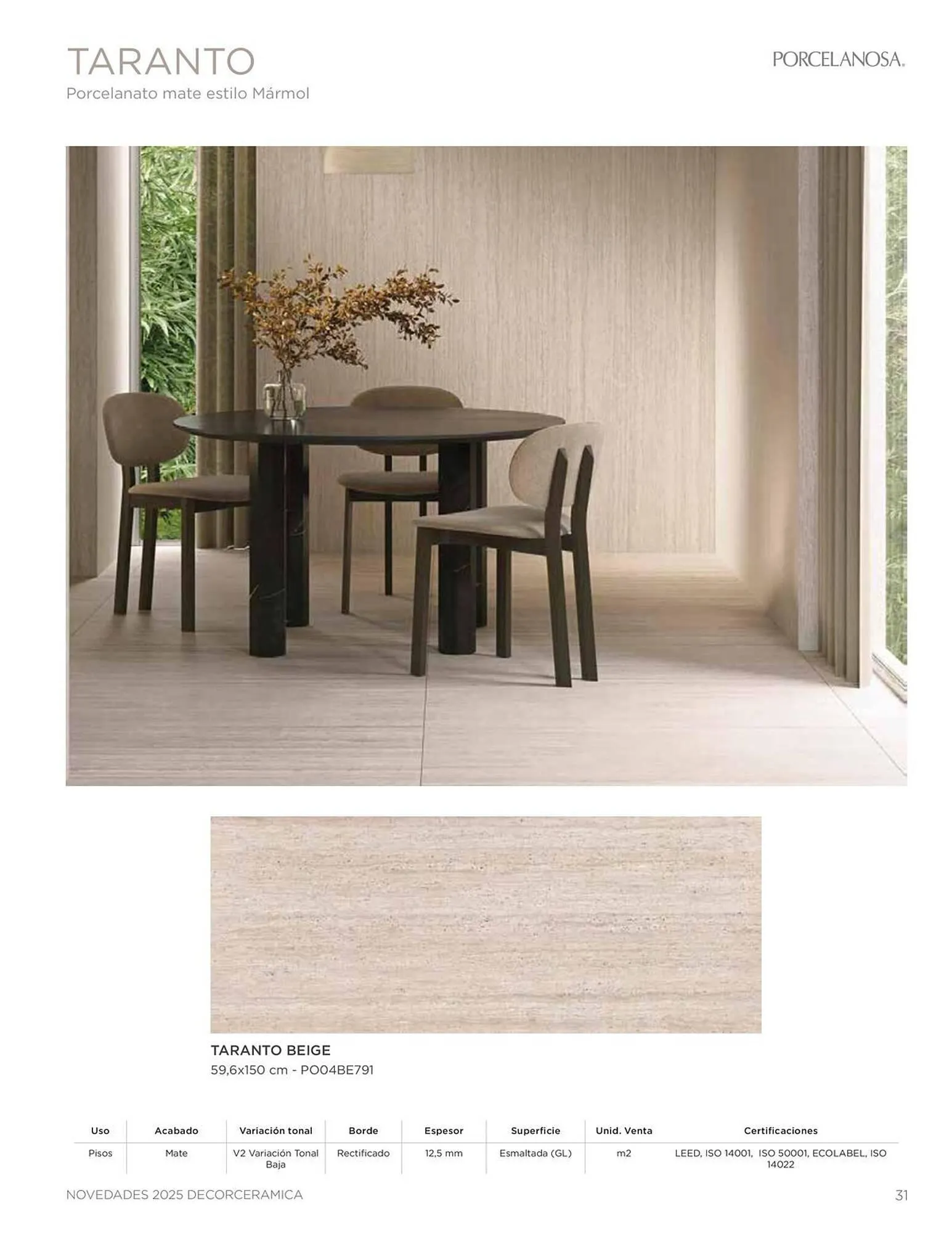 Catalogo de Catálogo Decorceramica 9 de diciembre al 31 de diciembre 2025 - Pag 31