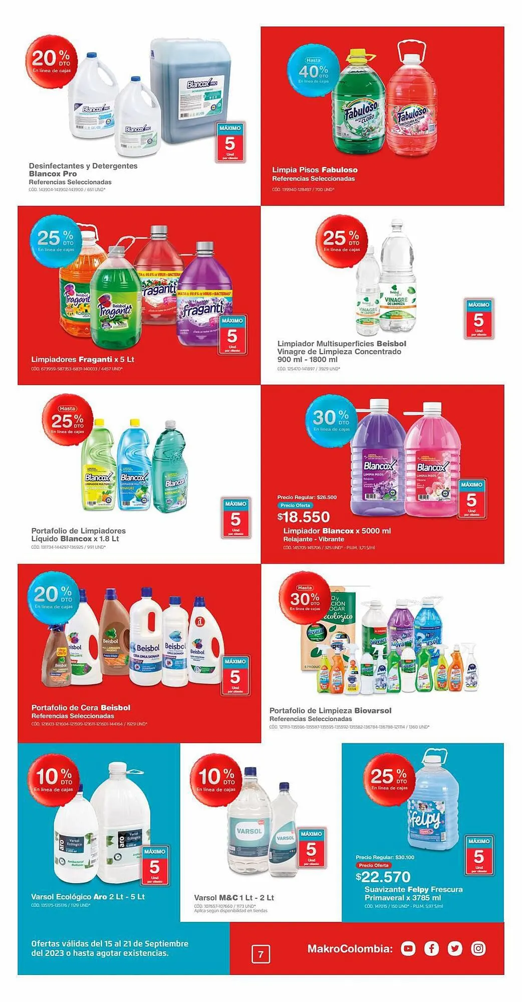 Catalogo de Catálogo Makro 15 de septiembre al 21 de septiembre 2023 - Pag 7