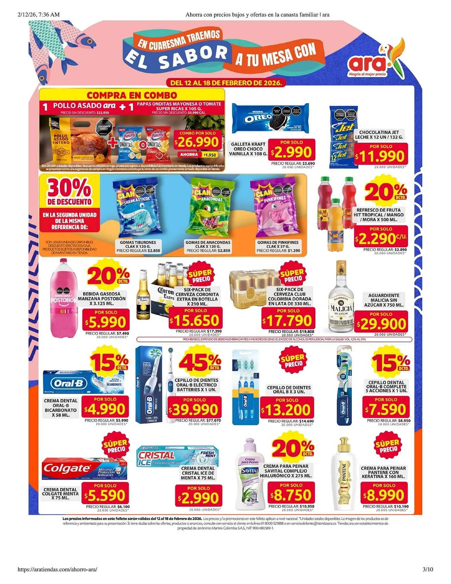 Catalogo de Catálogo Ara 12 de febrero al 18 de febrero 2026 - Pag 3