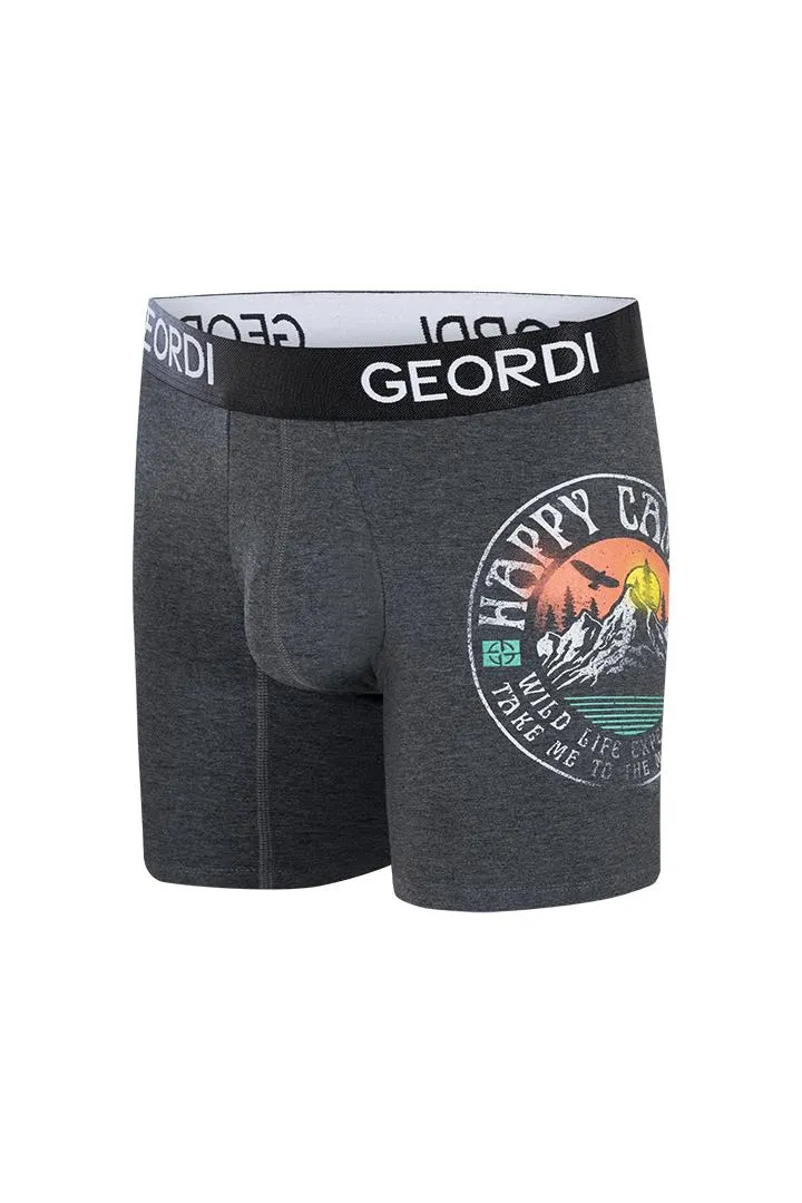 Boxer largo unicolor algodon melange cross (GG13L8)