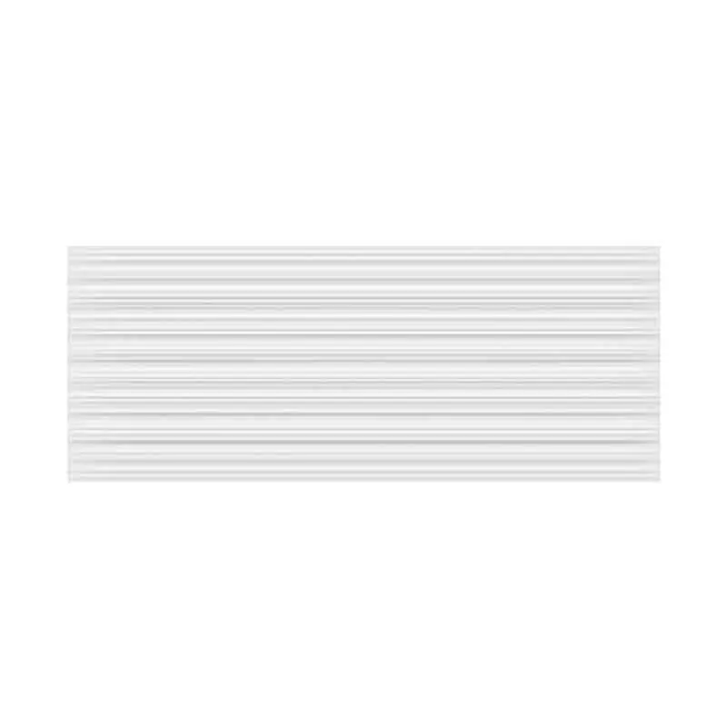 Pared ceramico tipo estructurado nueva vasana blanco 30.1x75.3 cm