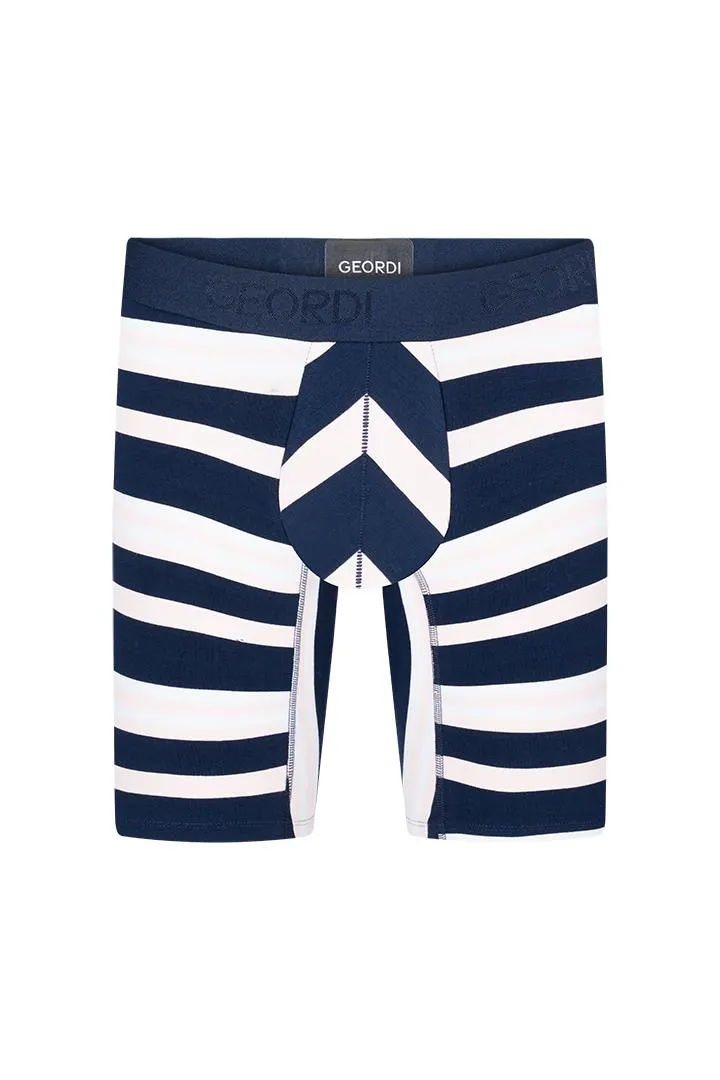 Bóxer extra largo preteñido de algodón peinado de lujo (GG03L1)