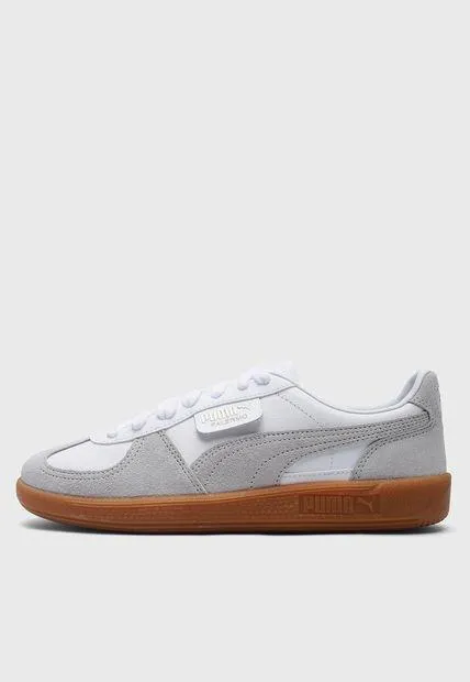 Tenis Lifestyle Blanco-Gris PUMA PALERMO LTH