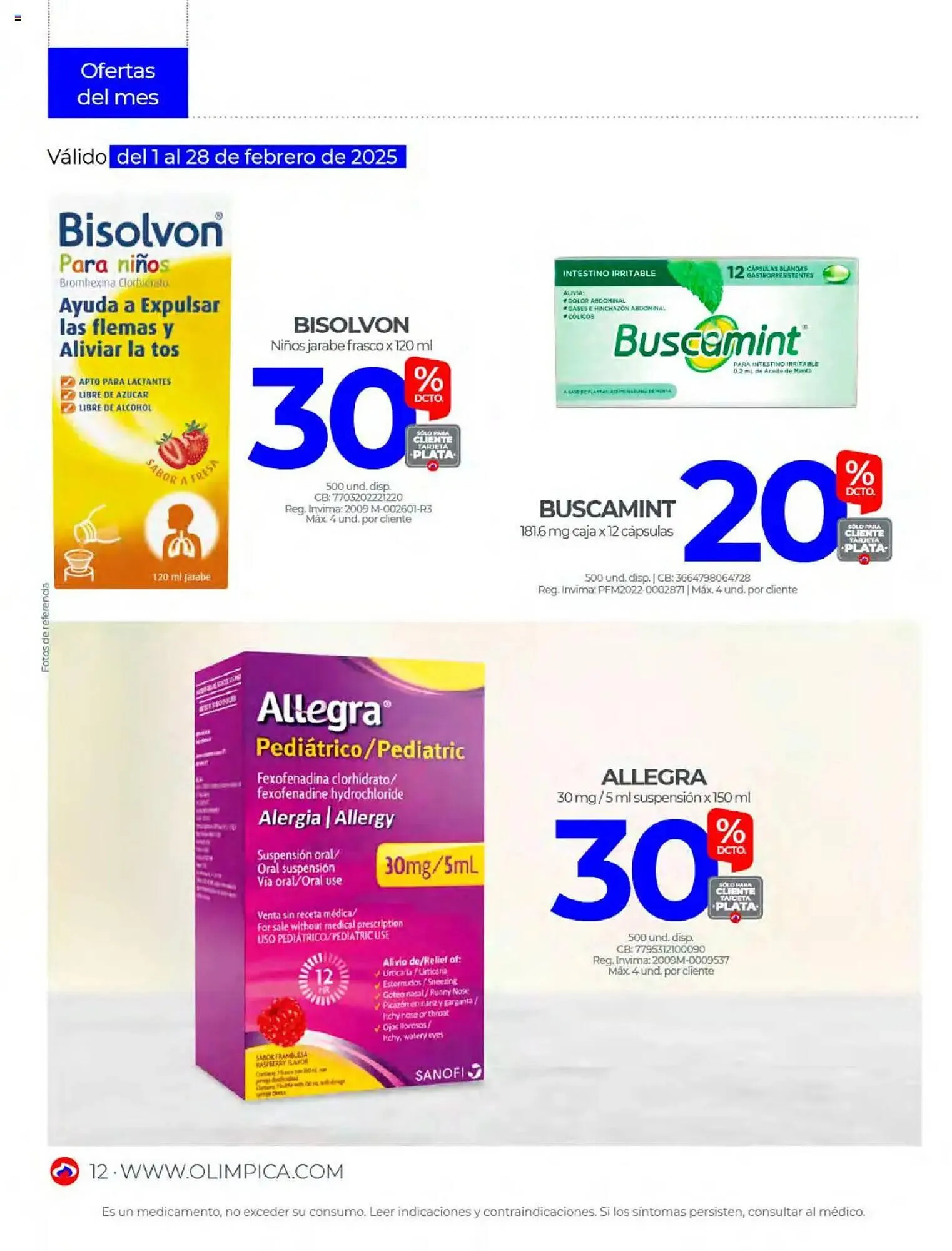 Catalogo de Catálogo Olímpica 1 de febrero al 28 de febrero 2025 - Pag 12