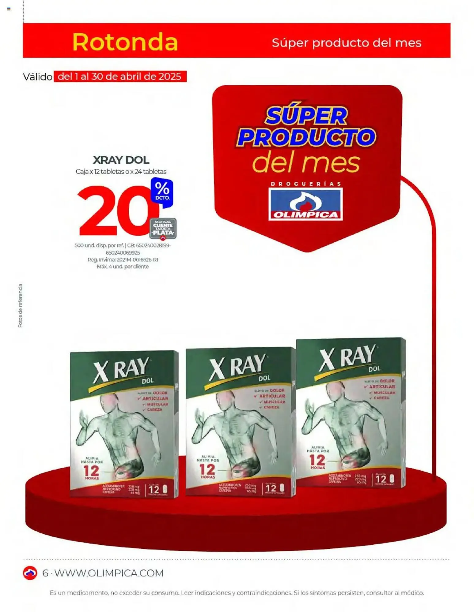 Catalogo de Catálogo Olímpica 6 de abril al 30 de abril 2025 - Pag 6
