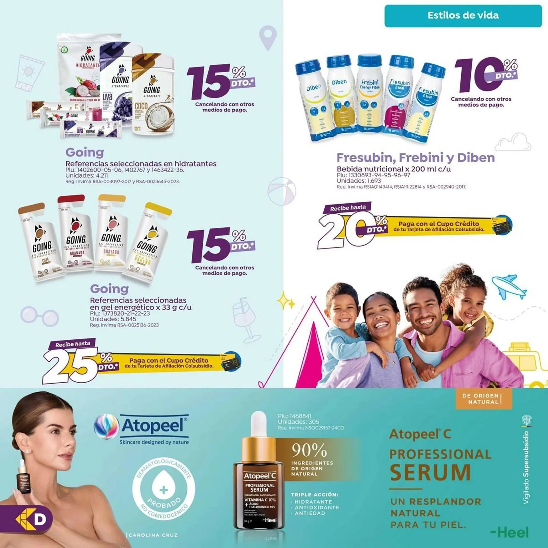 Catalogo de Catálogo Droguerías Colsubsidio 10 de julio al 31 de julio 2025 - Pag 3