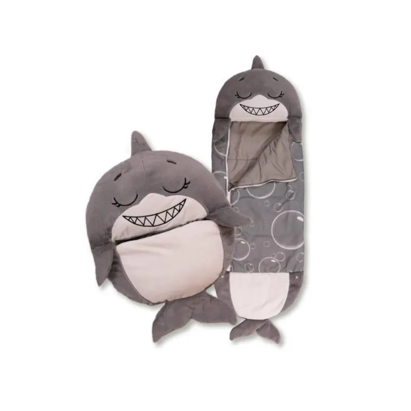 Saco De Dormir Para Niños Happy Nappers Tiburón Gris Mediano