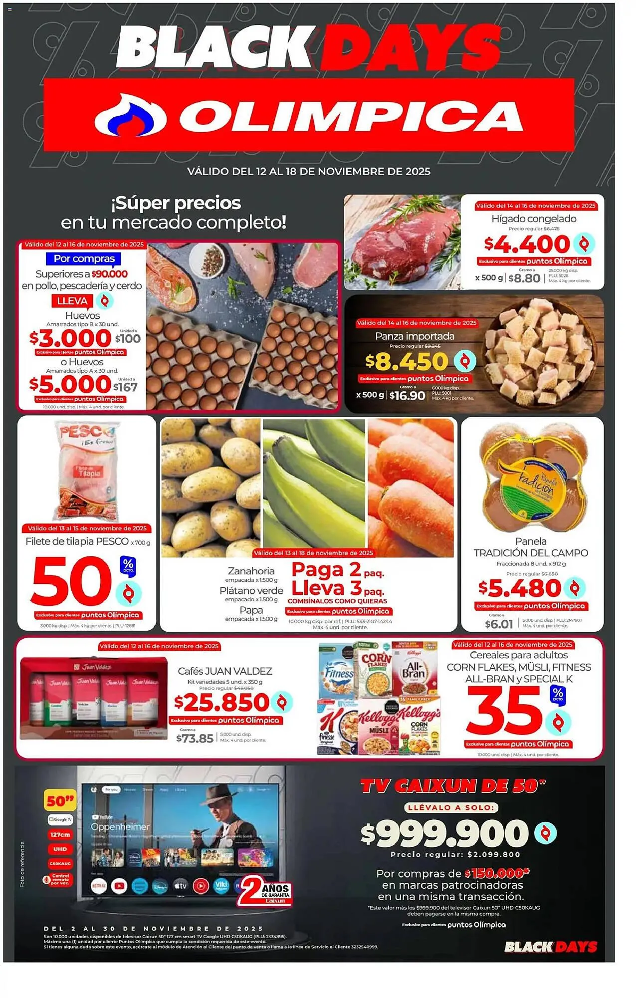 Catalogo de Catálogo Olímpica 10 de noviembre al 18 de noviembre 2025 - Pag 1