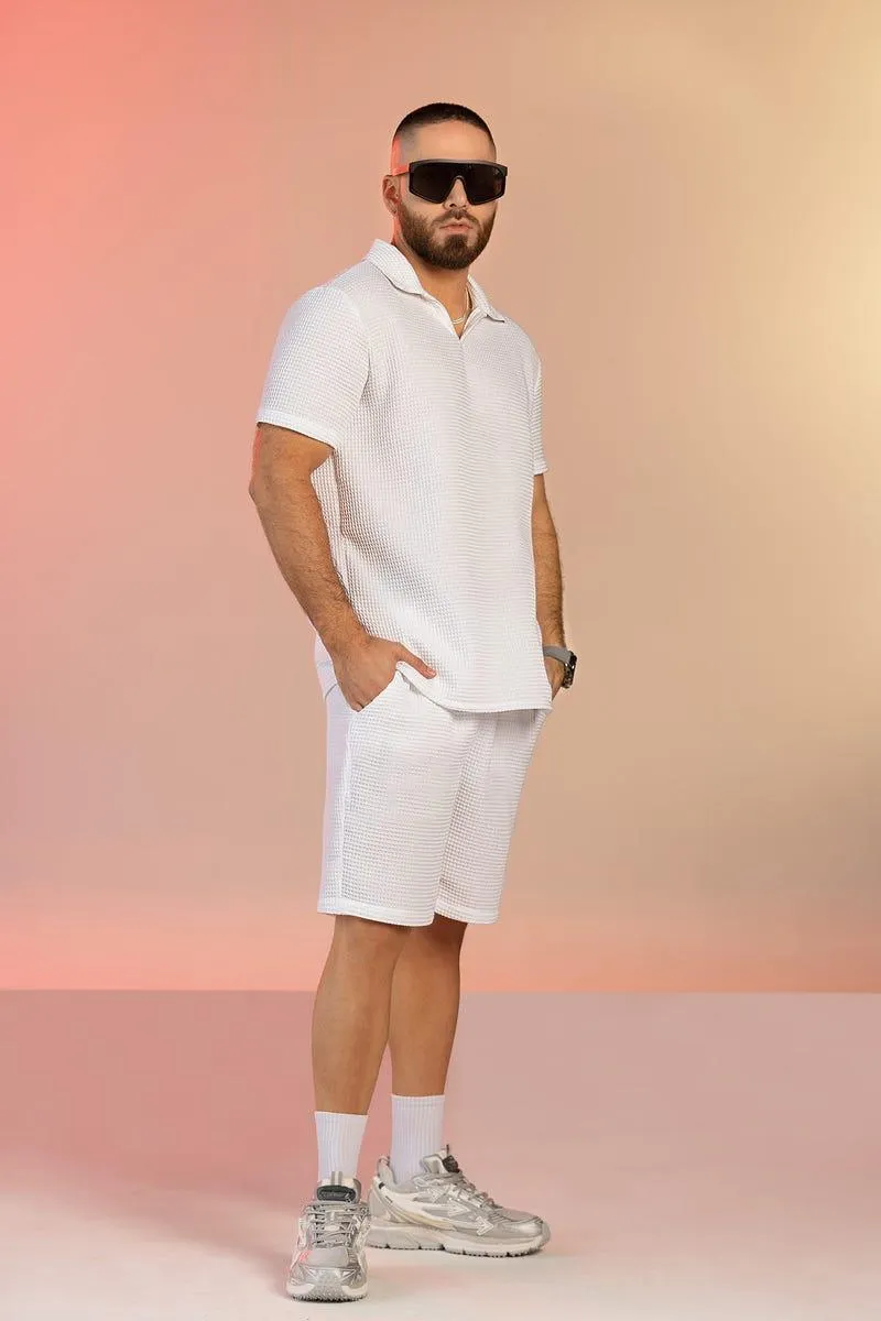 CONJUNTO X 2 POLO-BERMUDA Blanco