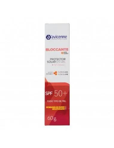 Bloccante Protector Solar en Gel Con color SPF50+ X 60 GR