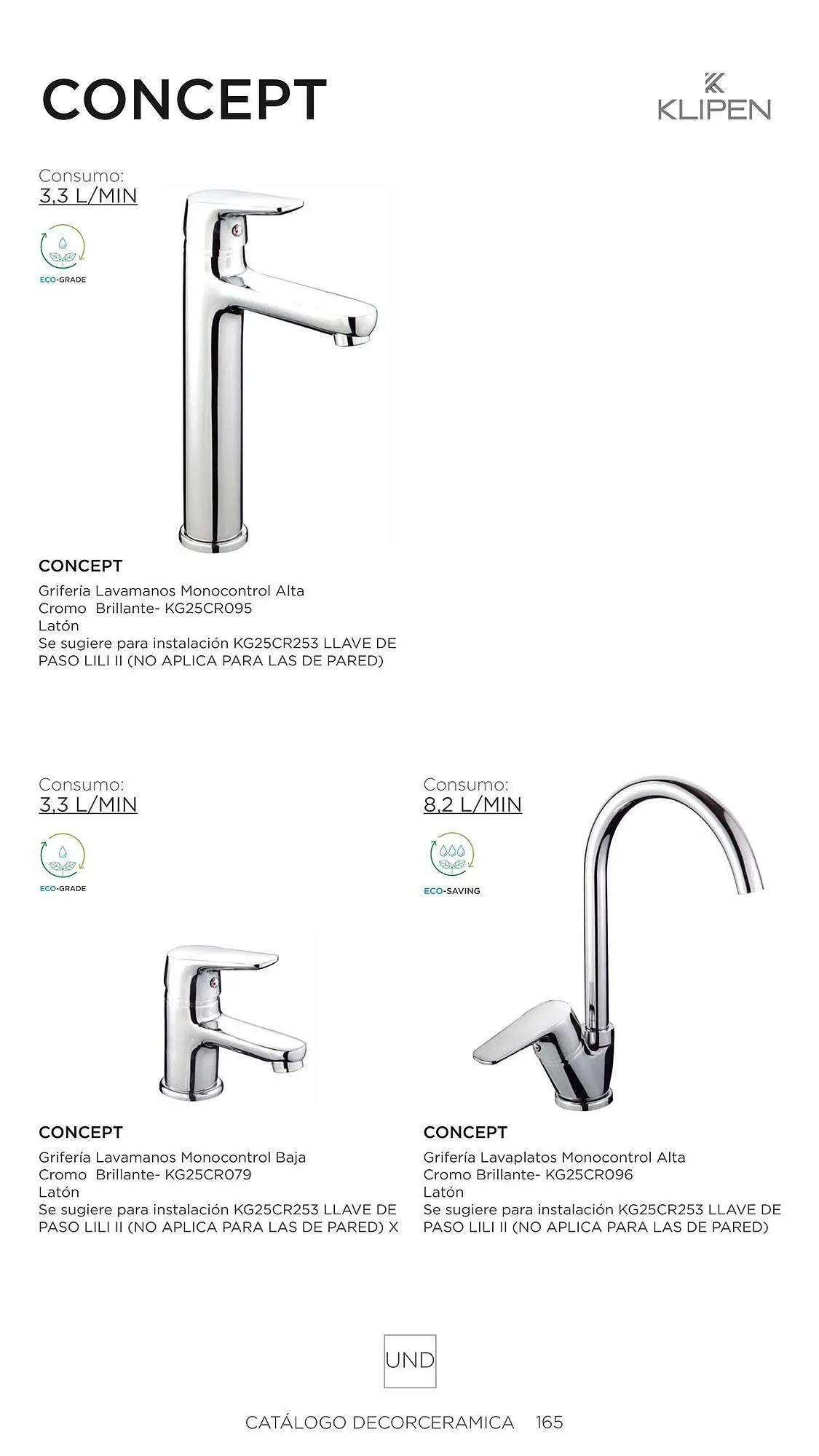 Catalogo de Catálogo Decorceramica 6 de noviembre al 6 de mayo 2025 - Pag 165