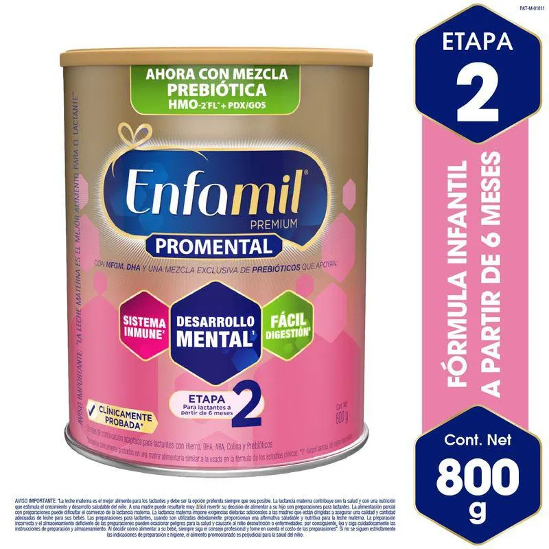 Formula Infantil Enfamil Premium Promental Etapa 2 Lata X 800 Gr