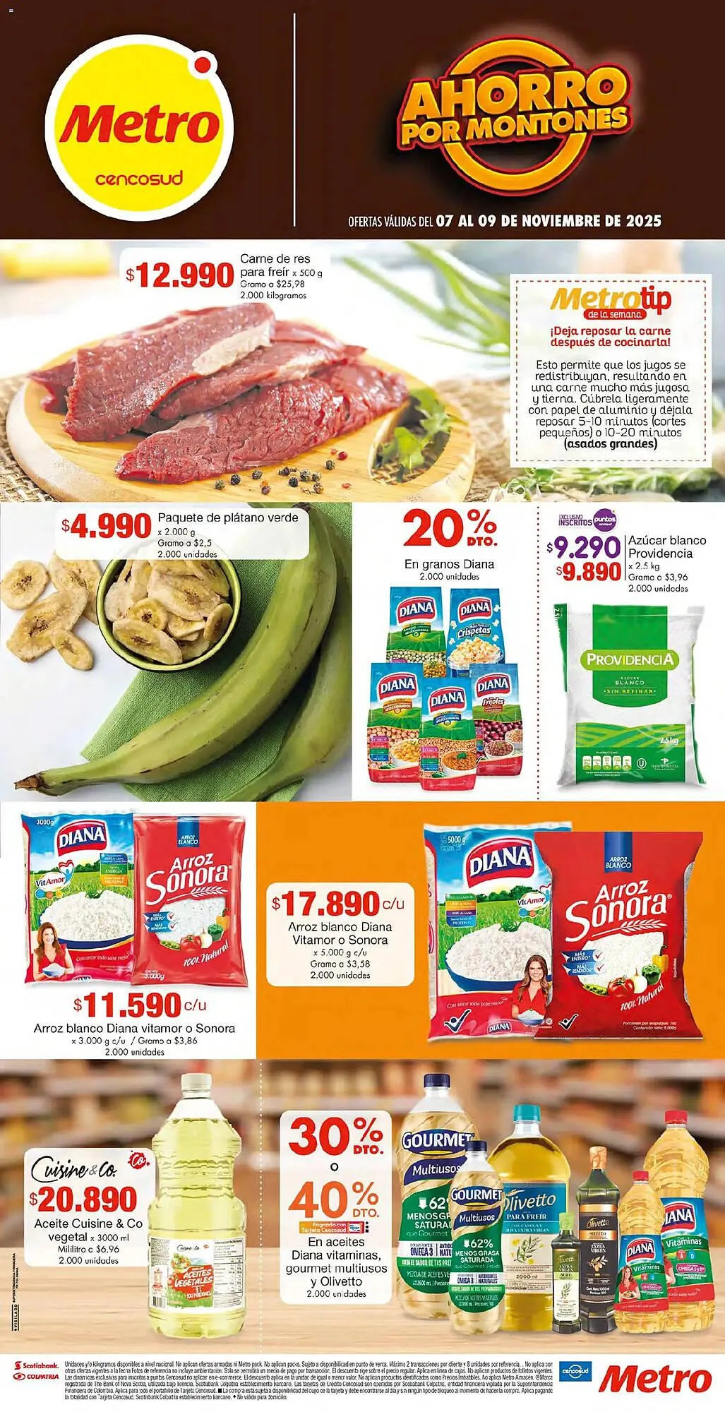 Catalogo de Catálogo Metro 7 de noviembre al 9 de noviembre 2025 - Pag 1