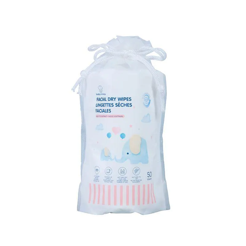 Toallitas Secas Portatiles Extra Gruesas 50 Toallitas