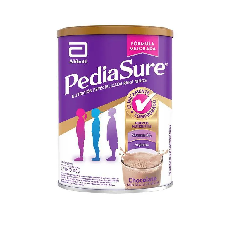 Pediasure Polvo Chocolate Tarro X 400 Gr