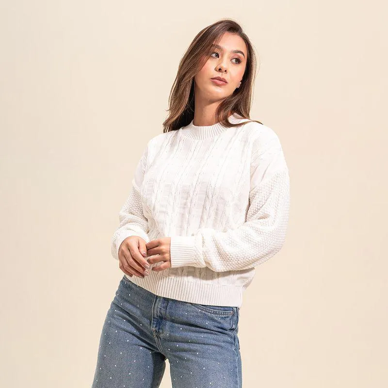 Sueter Tejido Larga Acrylic