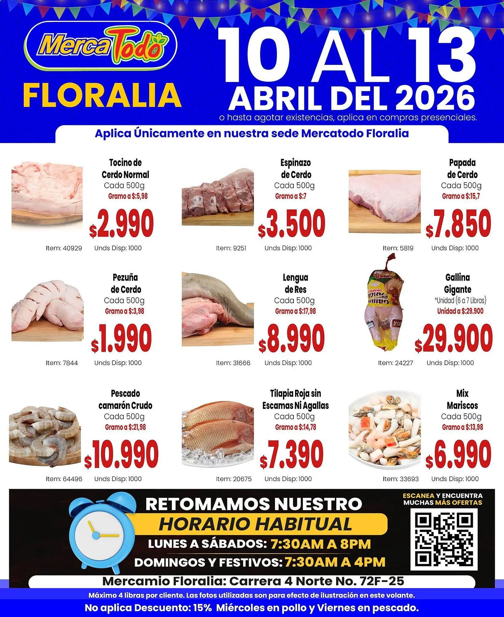 Catalogo de Catálogo MercaTodo 10 de abril al 13 de abril 2026 - Pag 1