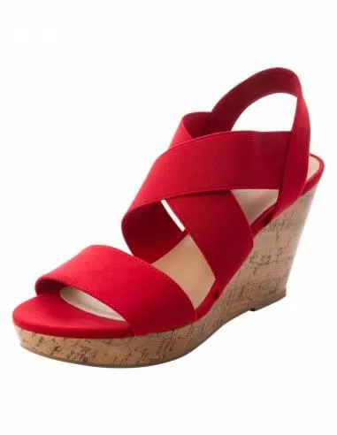 Sandalias Ryan con plataforma tipo cuña para mujer