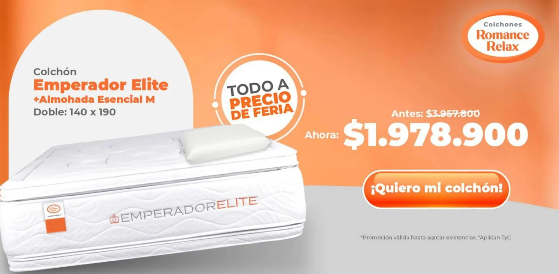 Catalogo de Catálogo Colchones Romance Relax 3 de septiembre al 12 de septiembre 2025 - Pag 3