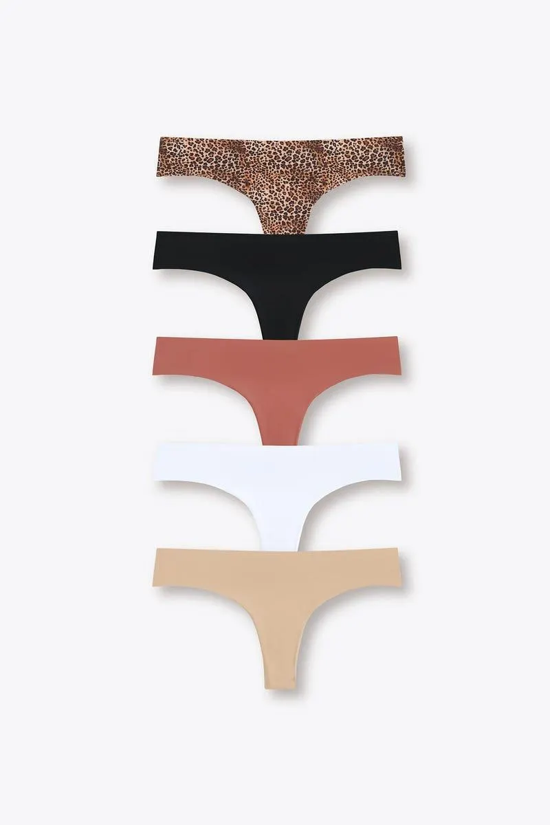 PANTY X 5 TANGA BRASILERA Multicolor