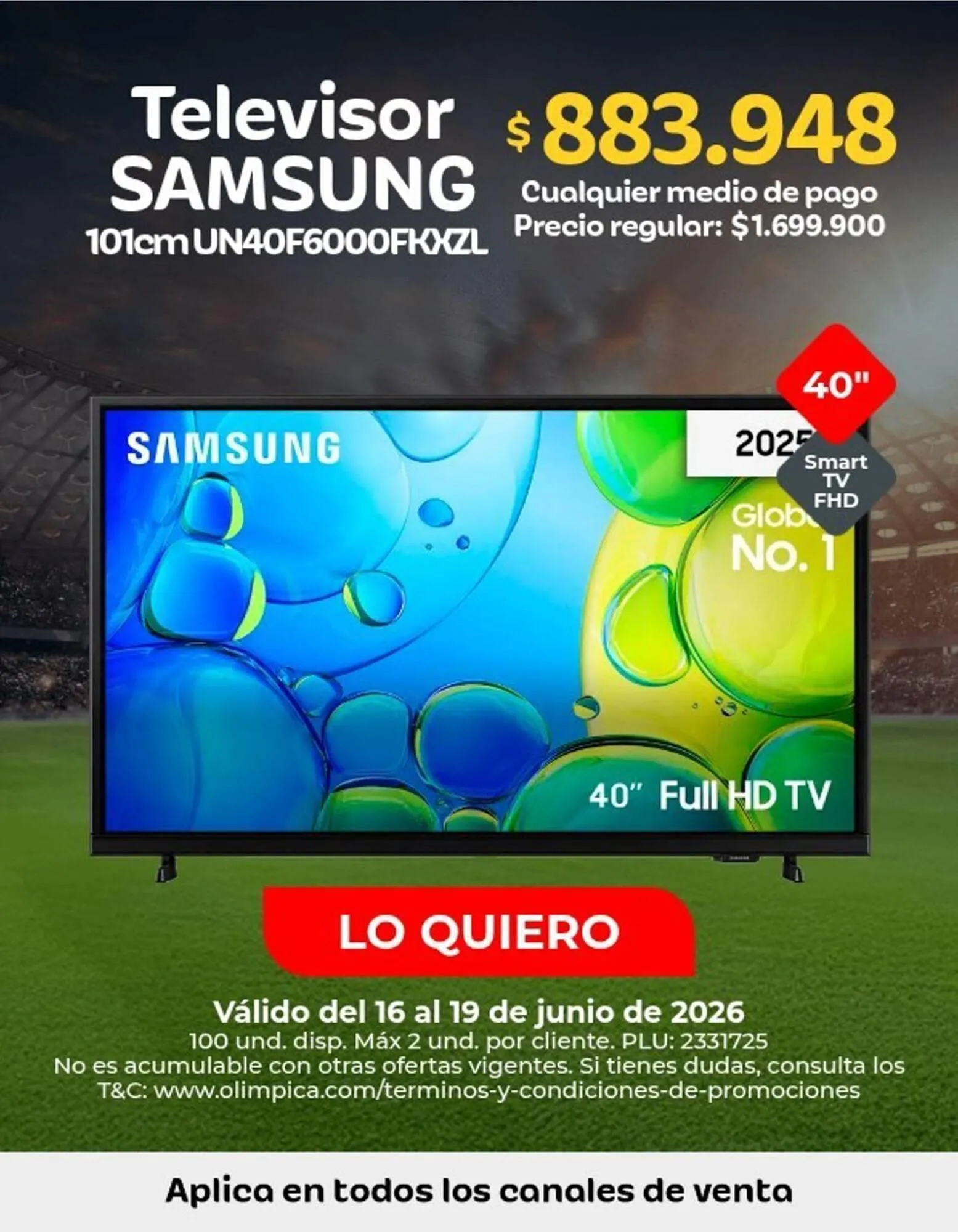 Catalogo de Catálogo Olímpica 16 de junio al 19 de junio 2026 - Pag 1