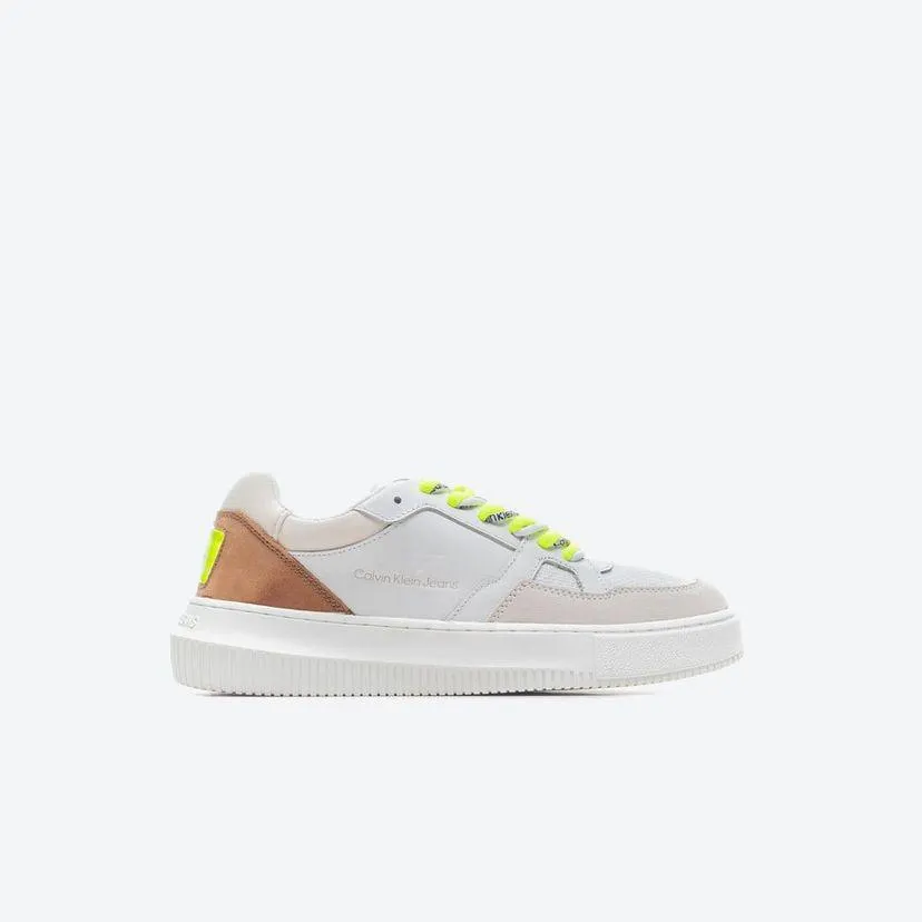 Tenis Casuales Mujer Calvin Klein Td20 Blanco