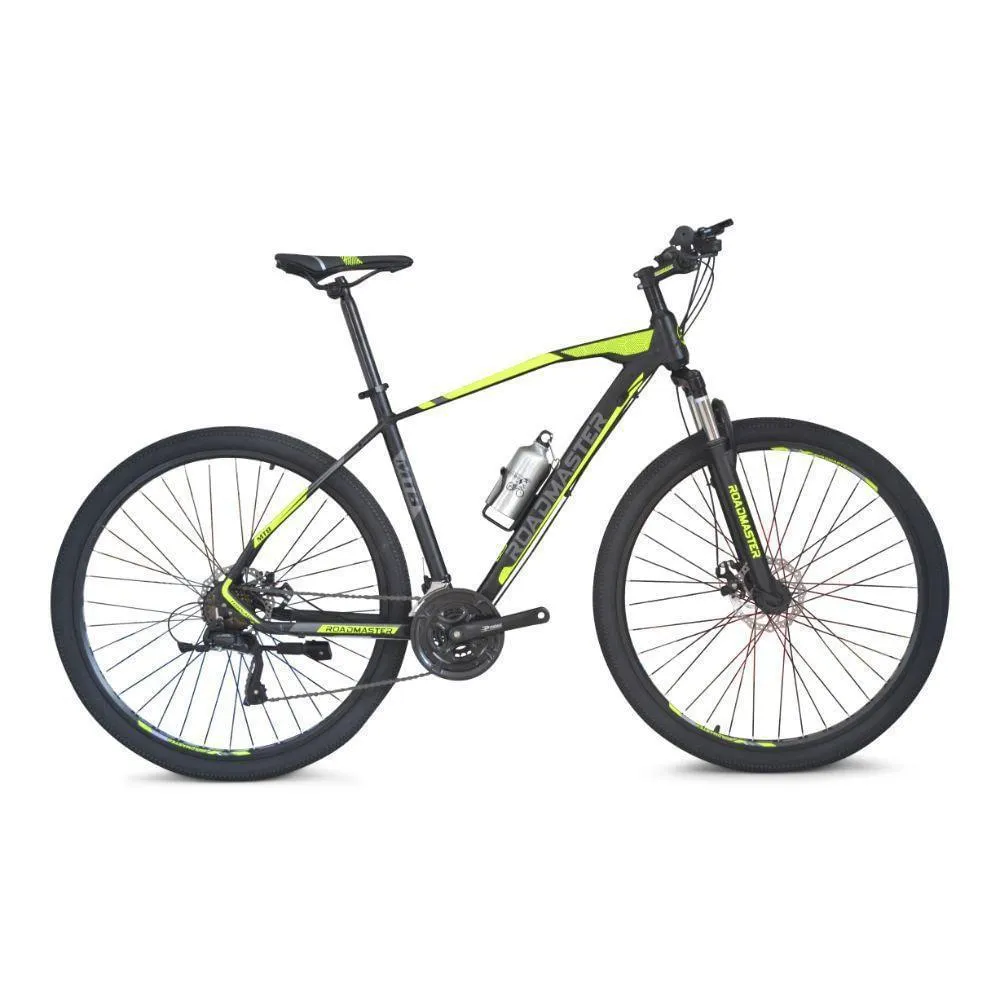 Bicicleta Roadmaster Cuadro Tornado S Freno Mecanico Rin 29 24Vel Negro Verde