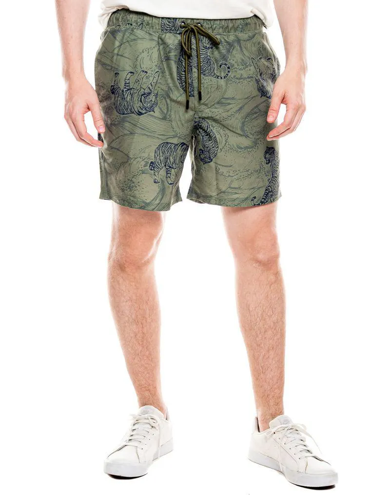 Pantaloneta De Baño Estampada Eco Recycle