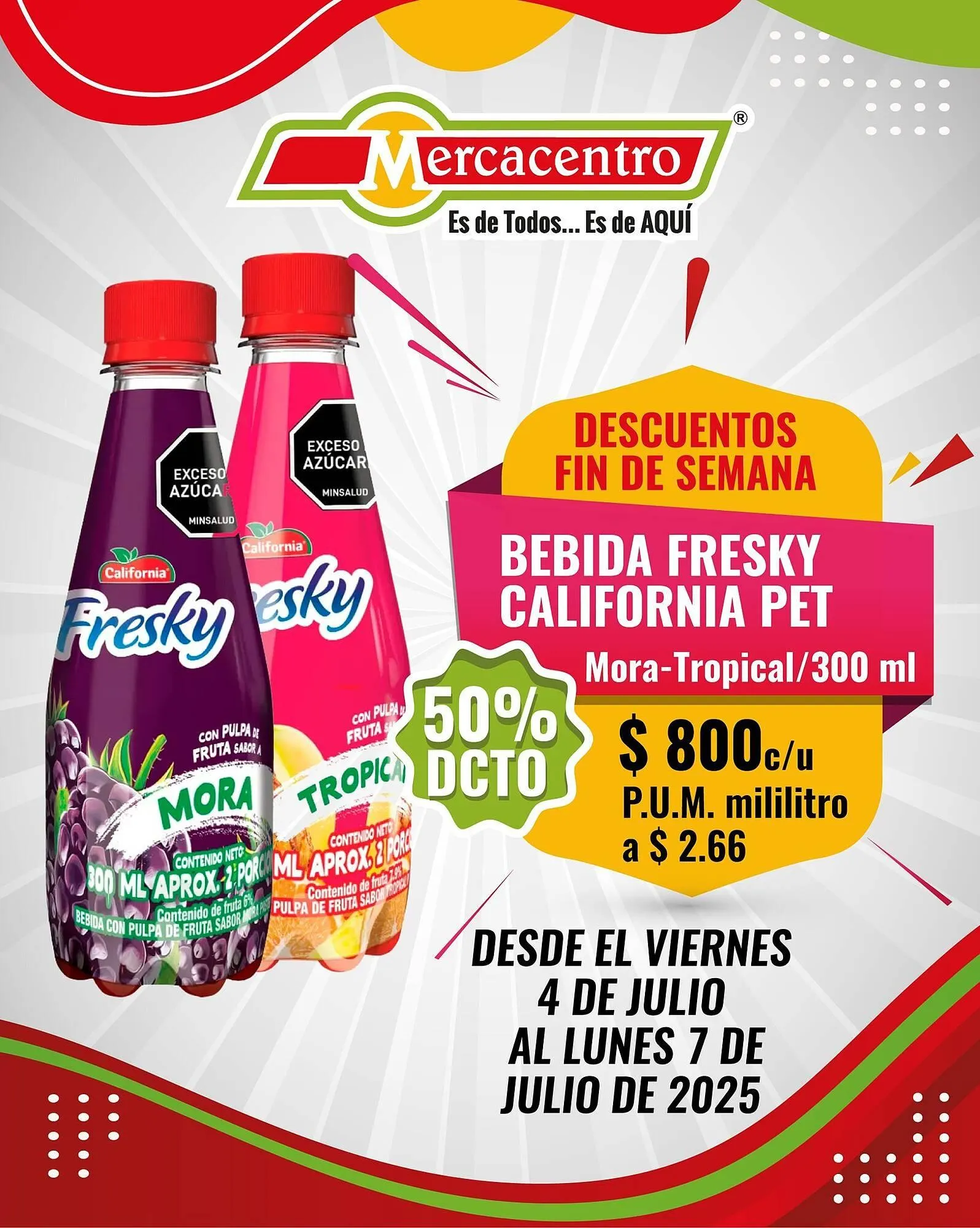 Catalogo de Catálogo MercaCentro 4 de julio al 7 de julio 2025 - Pag 2