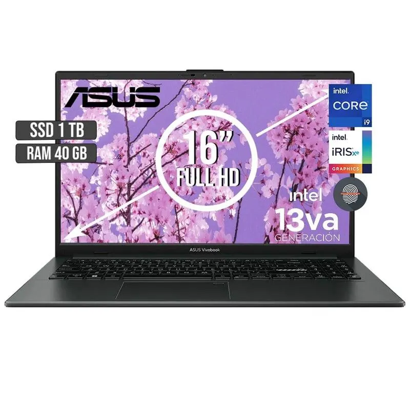 PORTATIL ASUS INTEL CORE I9-13900H SSD 1TB RAM 40GB LED 16 FULL HD